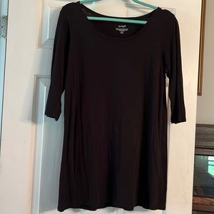 Black 3/4 sleeve JJill tunic